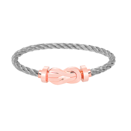 [Regalia jewelry]CHANCE LARGE 8 FIGURE BUCKLE NO DIAMOND BRACELET ROSE GOLD