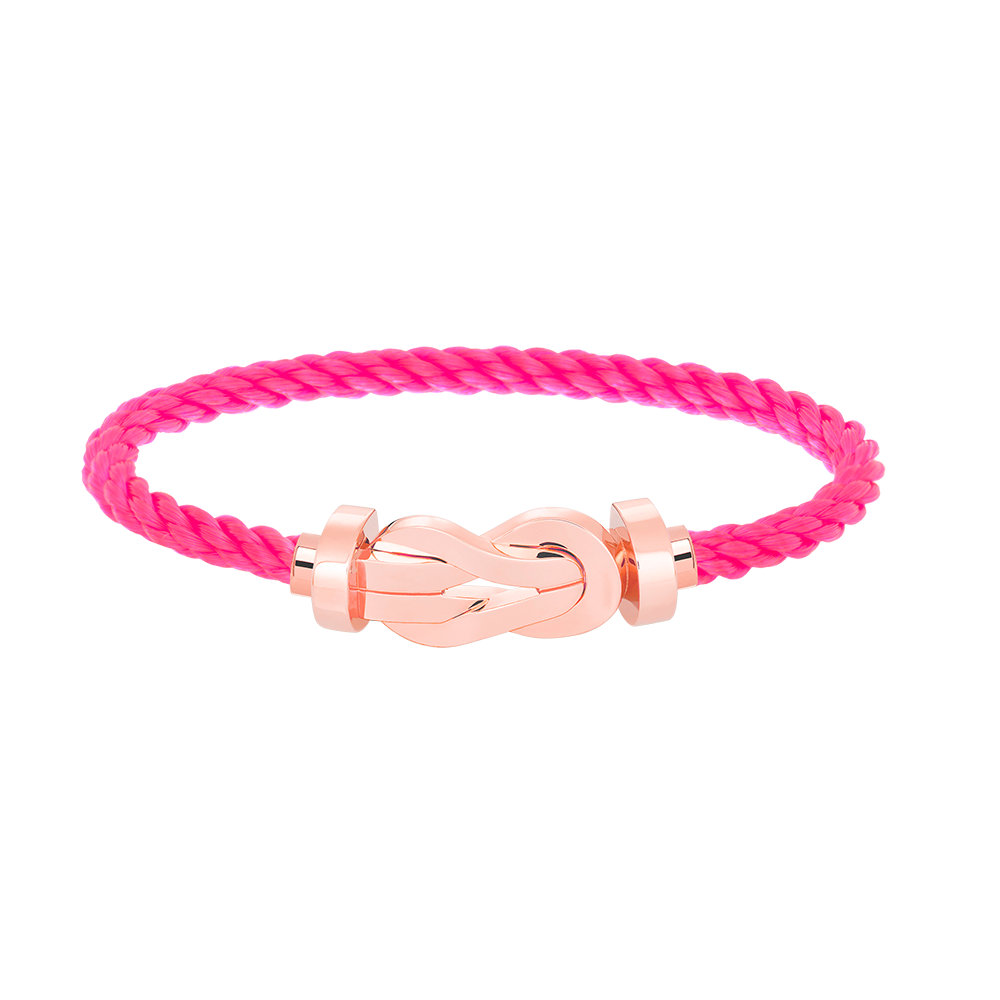 [Regalia jewelry]CHANCE LARGE 8 FIGURE BUCKLE NO DIAMOND BRACELET ROSE GOLD