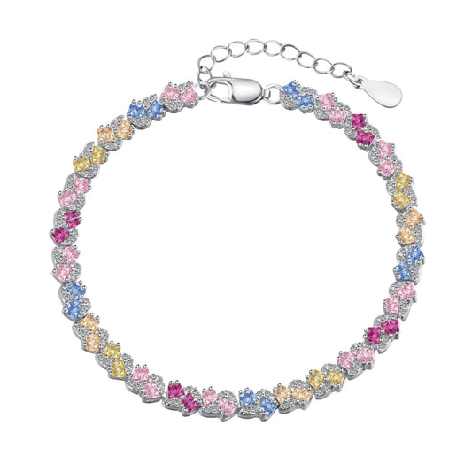 [Regalia jewelry]Ornate Colorful Flower Shape Party Bracelet