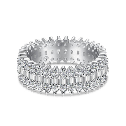 [Regalia jewelry]Ornate Colorful Radiant Cut Daily Ring