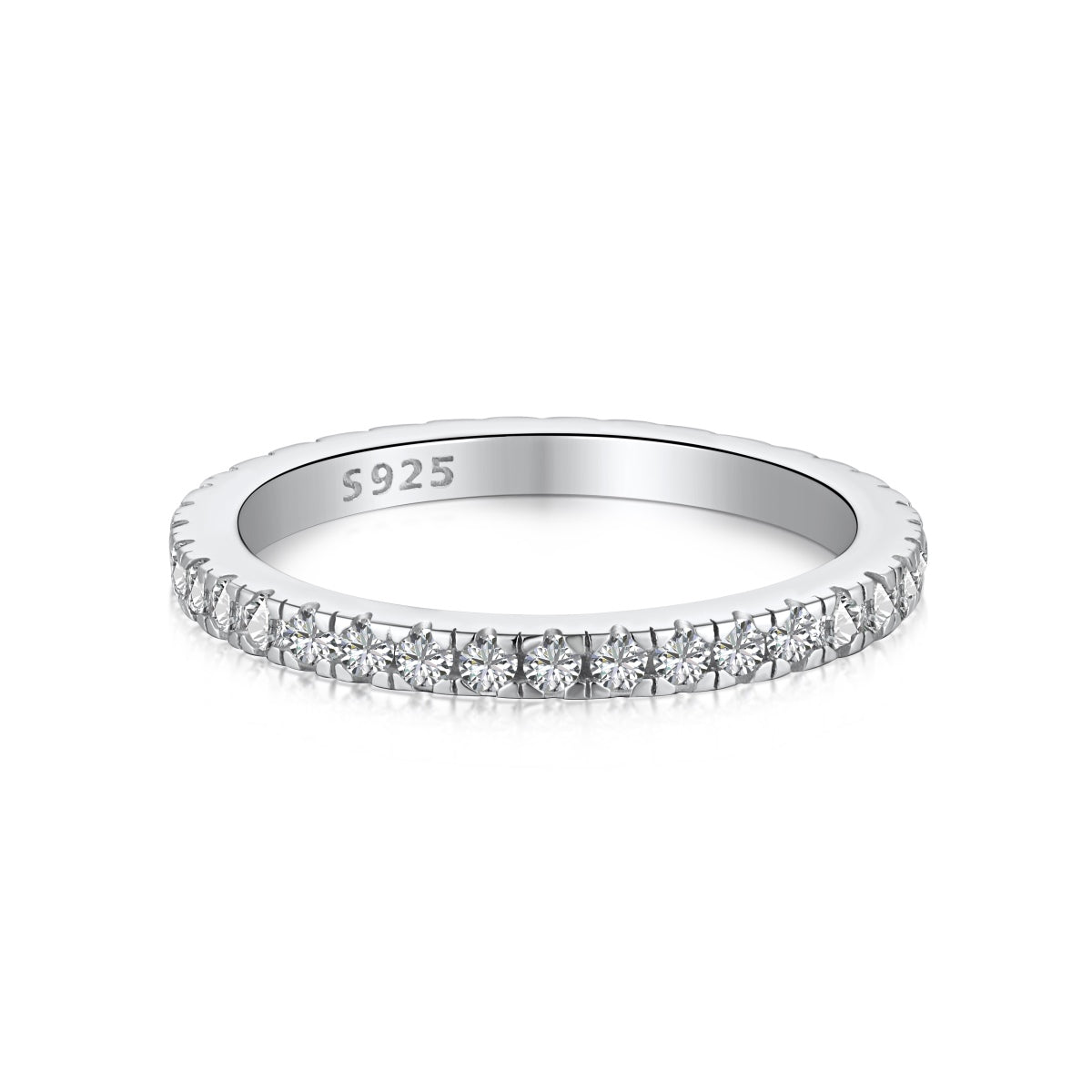 [Regalia jewelry]Delicate Sparkling Round Cut Daily Ring