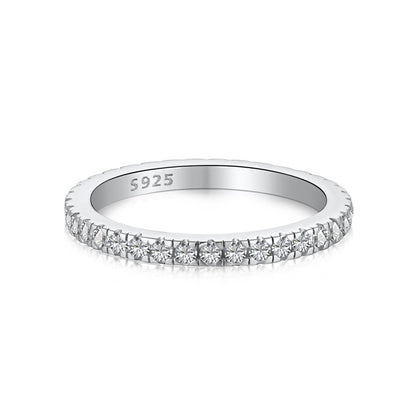 [Regalia jewelry]Delicate Sparkling Round Cut Daily Ring