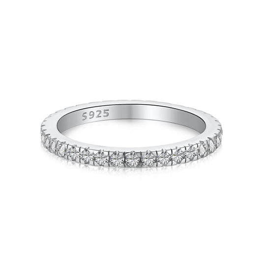 [Regalia jewelry]Delicate Sparkling Round Cut Daily Ring