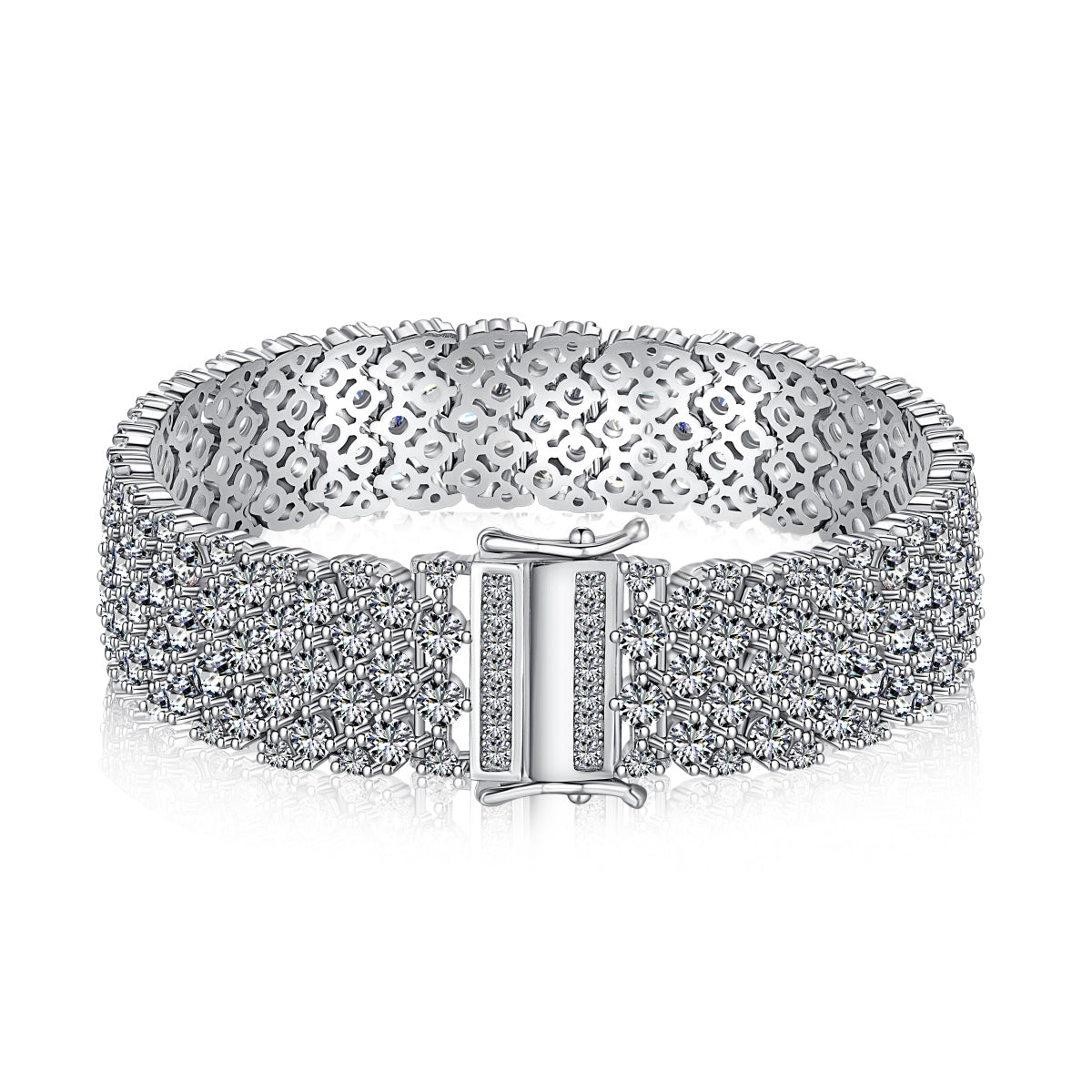 [Regalia jewelry]Ornate Elegant Round Cut Party Bracelet