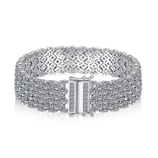 [Regalia jewelry]Ornate Elegant Round Cut Party Bracelet