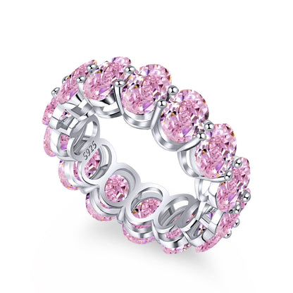 [Regalia jewelry]Dainty Elongated Cushion Cut Tennis Ring