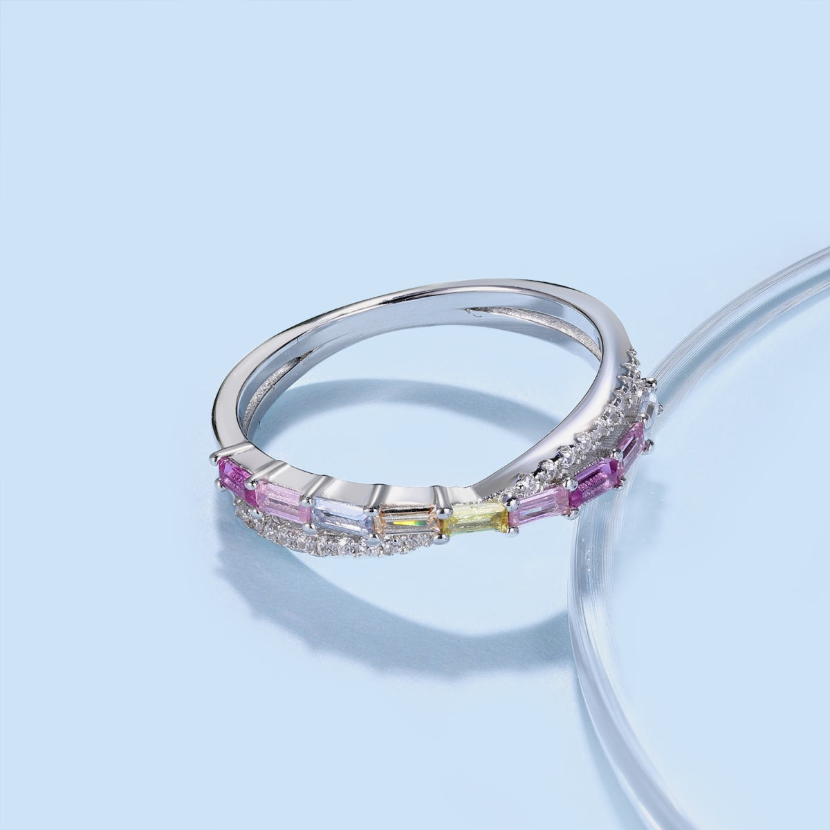 [Regalia jewelry]Energetic Elegant Radiant Cut Party Ring