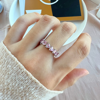 [Regalia jewelry]0.25 Carat Radiant Romance Heart Cut Lover Ring