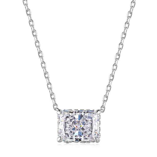 [Regalia jewelry]Luxurious Square Shape Colorful Necalack