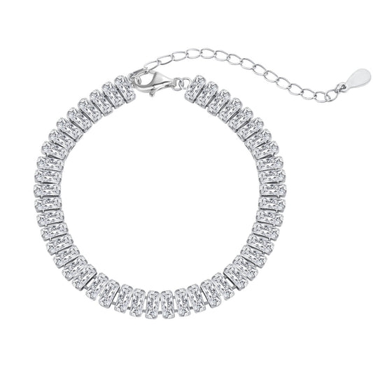 [Regalia jewelry]Exquisite Emerald Cut Daily Bracelet