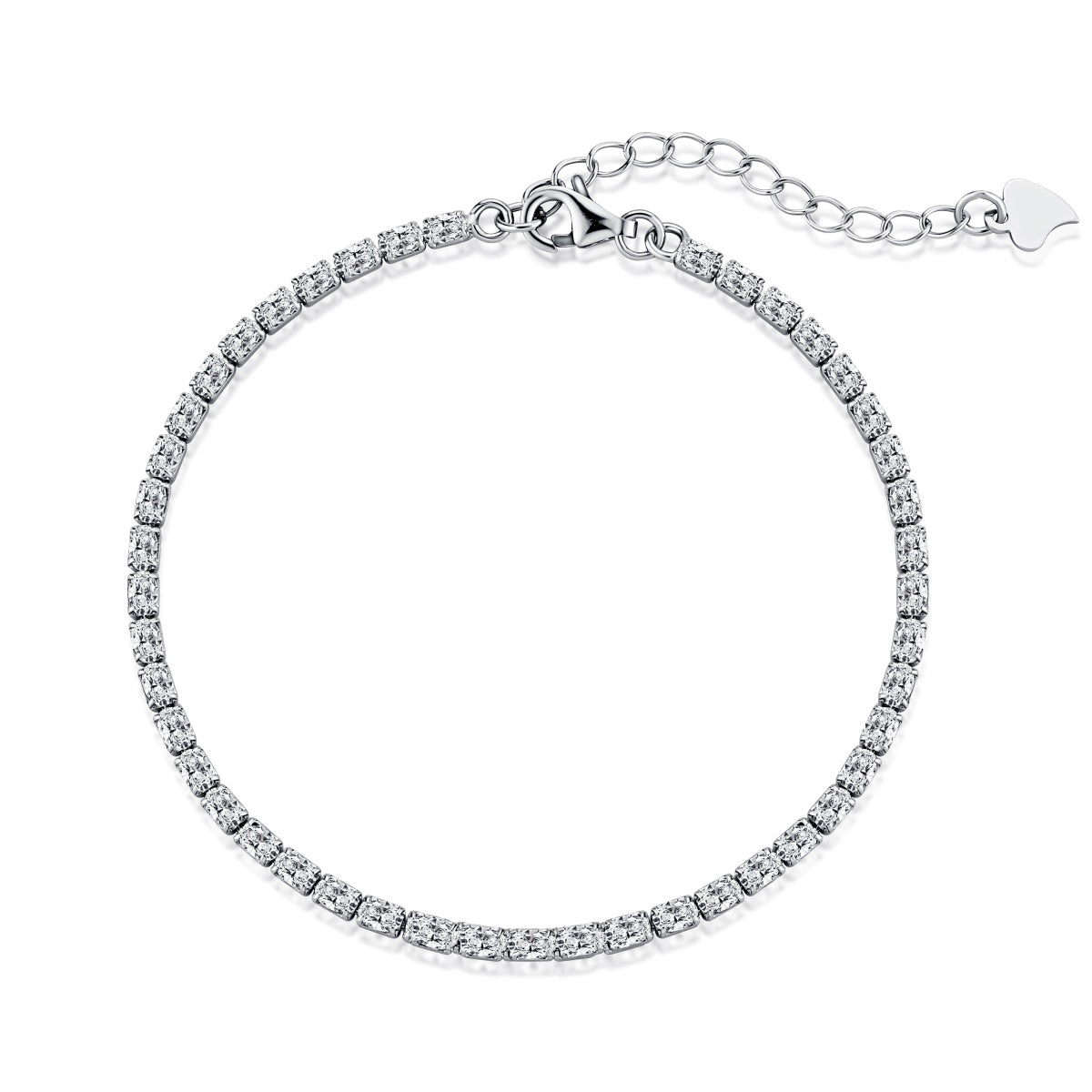 [Regalia jewelry]Elegant Emerald Cut Daily Bracelet