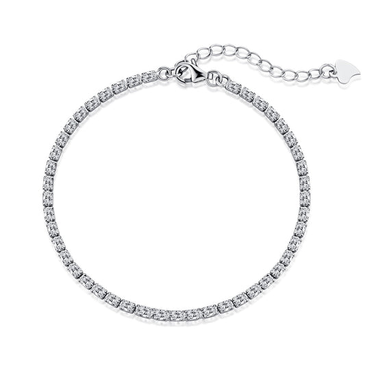 [Regalia jewelry]Elegant Emerald Cut Daily Bracelet
