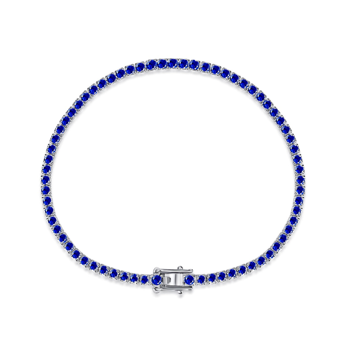 [Regalia jewelry]Dazzling Colorful Round Cut Daily Bracelet