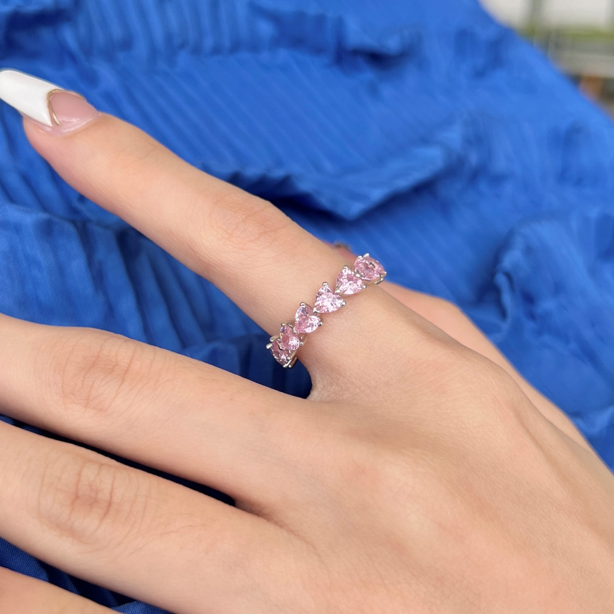 [Regalia jewelry]0.25 Carat Radiant Romance Heart Cut Lover Ring