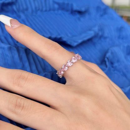 [Regalia jewelry]0.25 Carat Radiant Romance Heart Cut Lover Ring