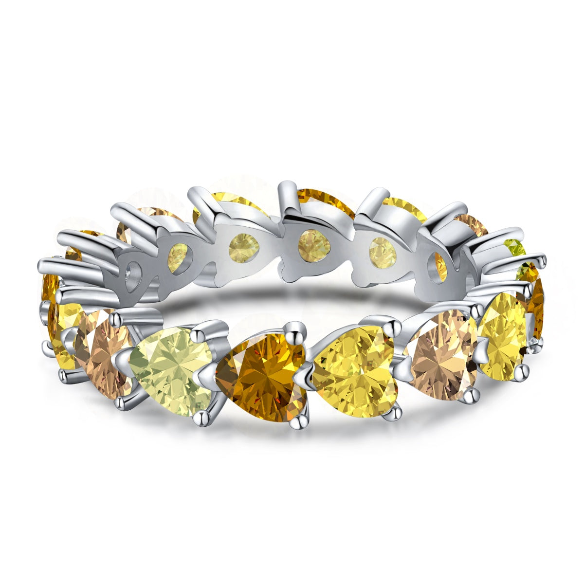 [Regalia jewelry]0.25 Carat Radiant Romance Heart Cut Lover Ring
