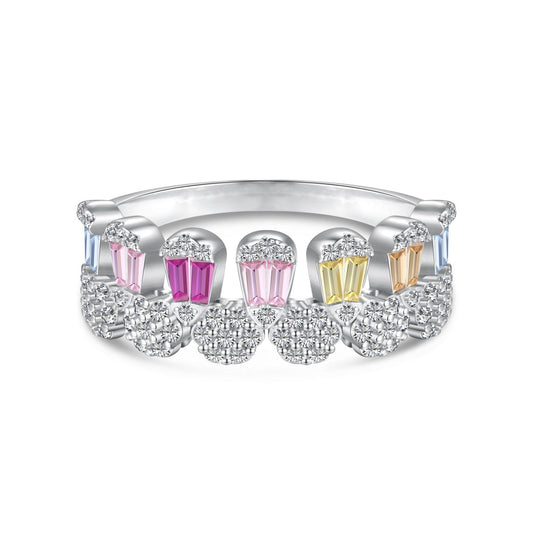 [Regalia jewelry]Gorgeous Radiant Cut Daily Ring