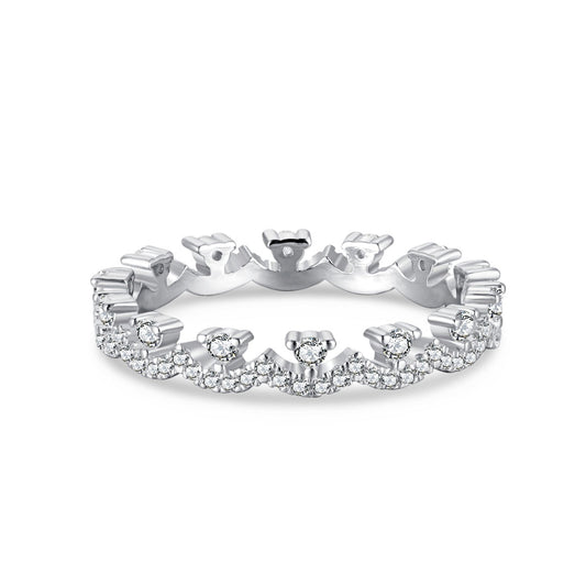 [Regalia jewelry]Elegant Resplendent Round Shape Party Ring