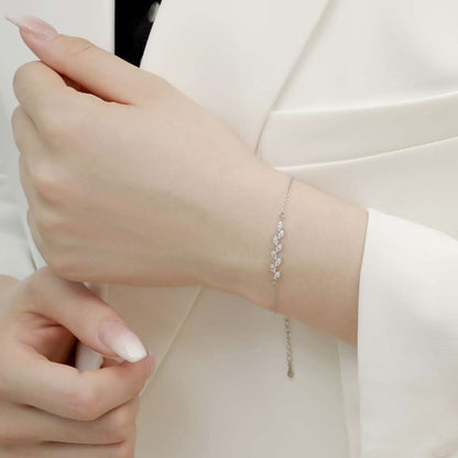 [Regalia jewelry]Elegant Wheat Leaves Shape Bracelet