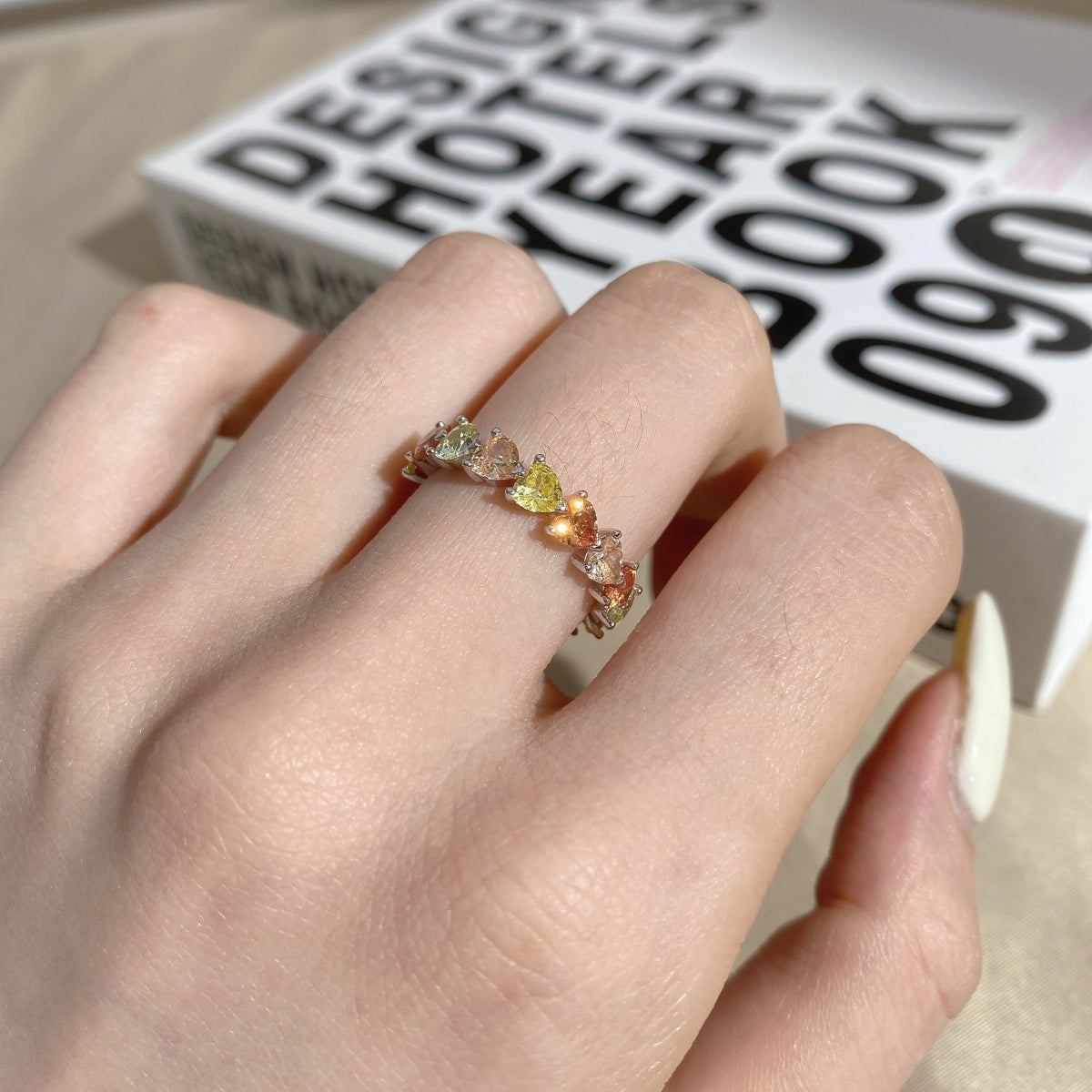 [Regalia jewelry]0.25 Carat Radiant Romance Heart Cut Lover Ring