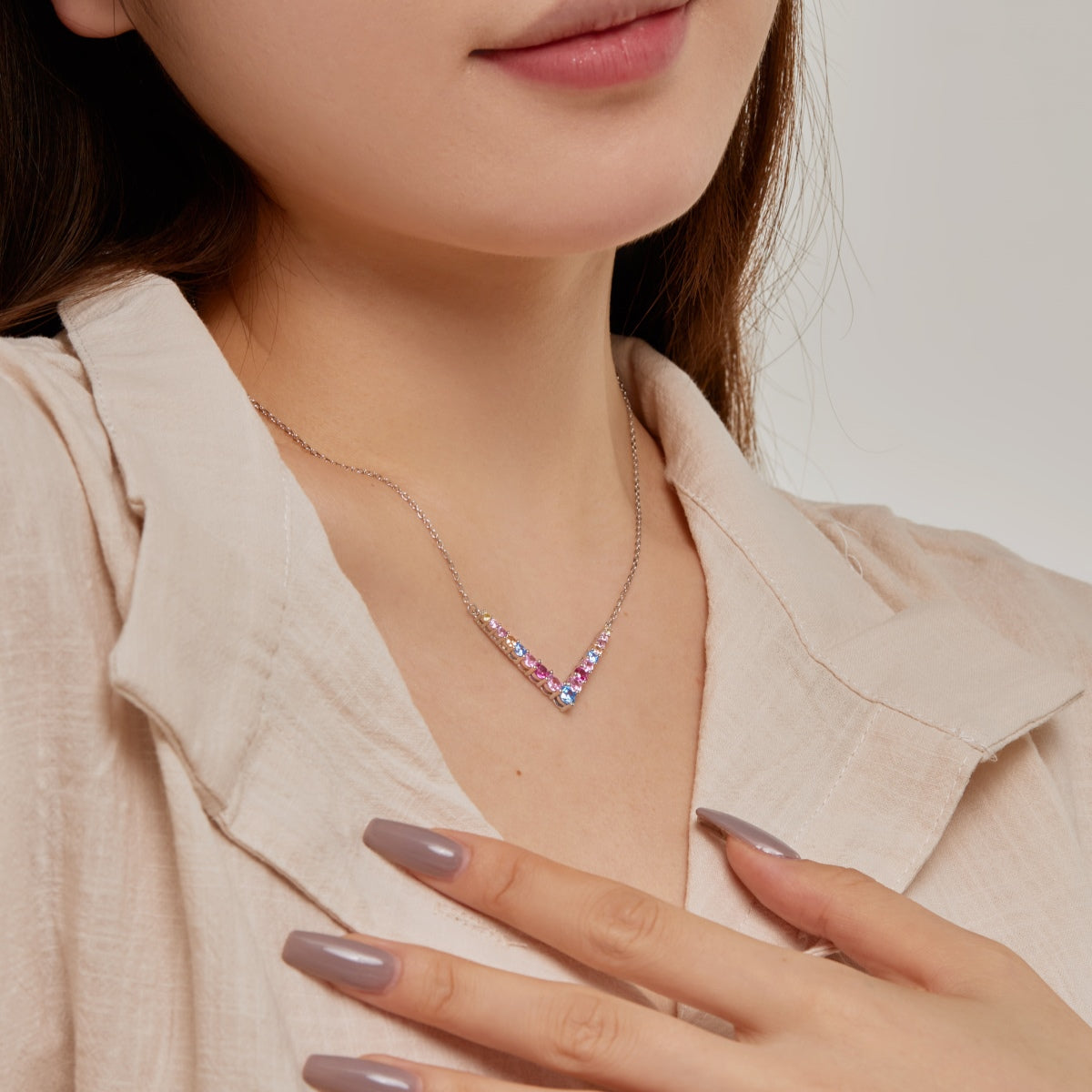 [Regalia jewelry]Ornate Round Cut Necklace