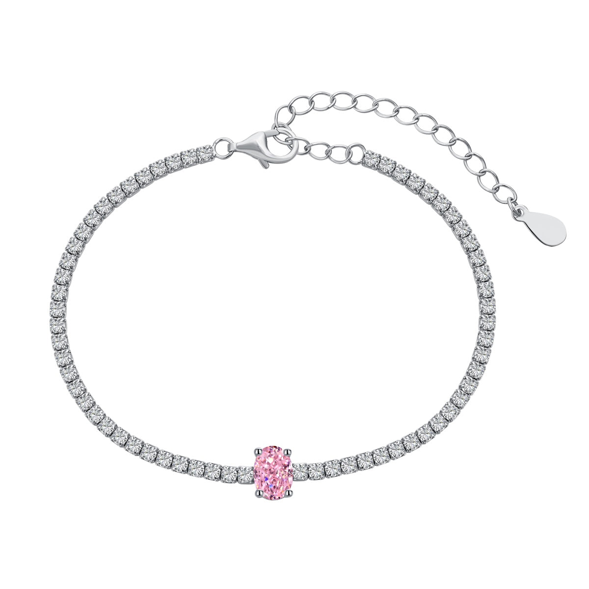 [Regalia jewelry]0.75 Carat Exquisite Oval Cut Daily Bracelet