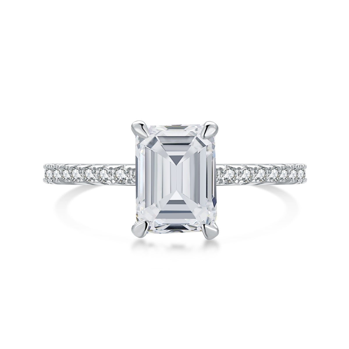 [Regalia jewelry]2.0 Carat Scintillating Ornate Radiant Cut Party Ring