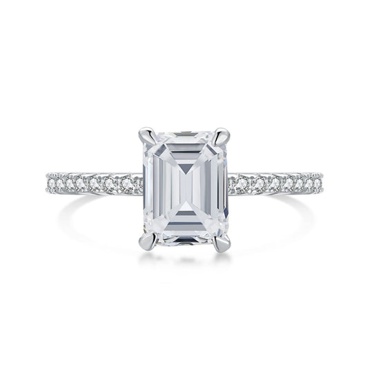 [Regalia jewelry]2.0 Carat Scintillating Ornate Radiant Cut Party Ring