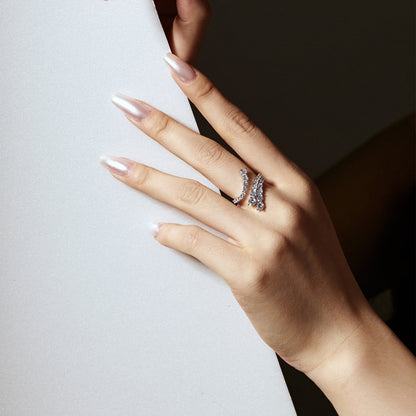 [Regalia jewelry]Unique Vivid Snake Shape Daily Ring