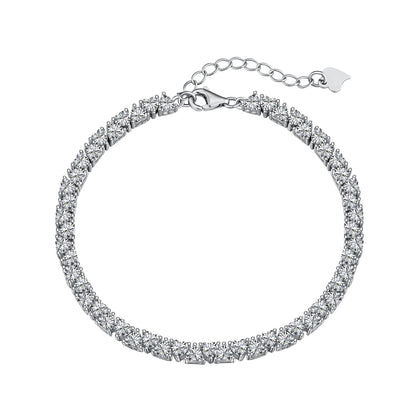 [Regalia jewelry]Dazzling Romantic Heart Shape Lover Bracelet