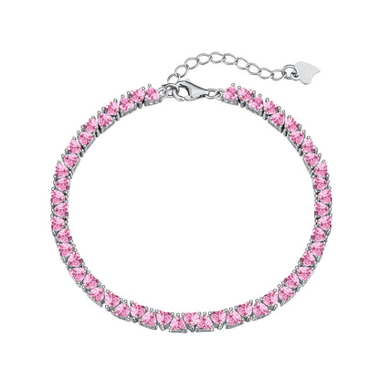 [Regalia jewelry]Dazzling Romantic Heart Shape Lover Bracelet