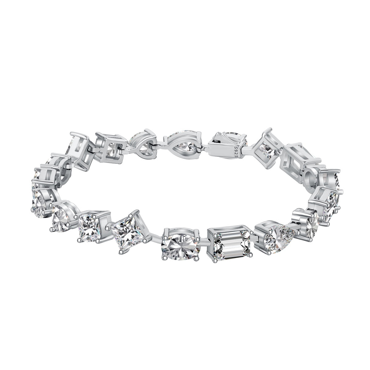 [Regalia jewelry]Unique Exquisite Multi Cut Daily Bracelet