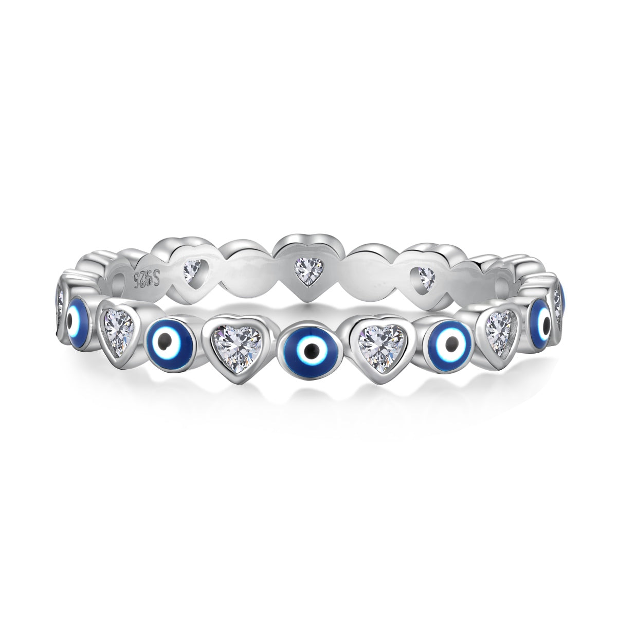 [Regalia jewelry]Radiant Colorful Round Shape Daily Ring