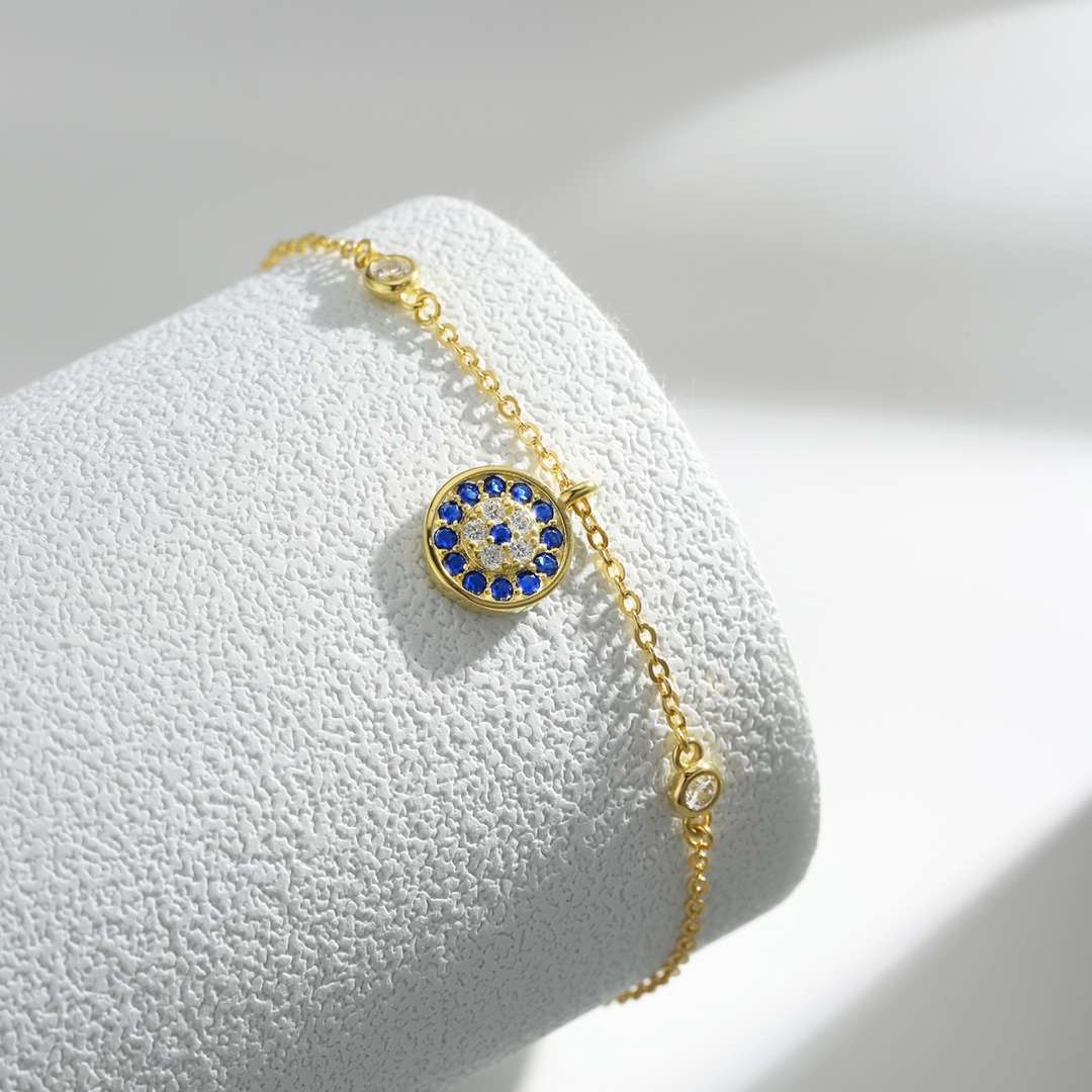 [Regalia jewelry]Devil's Eye Round Shape Bracelet