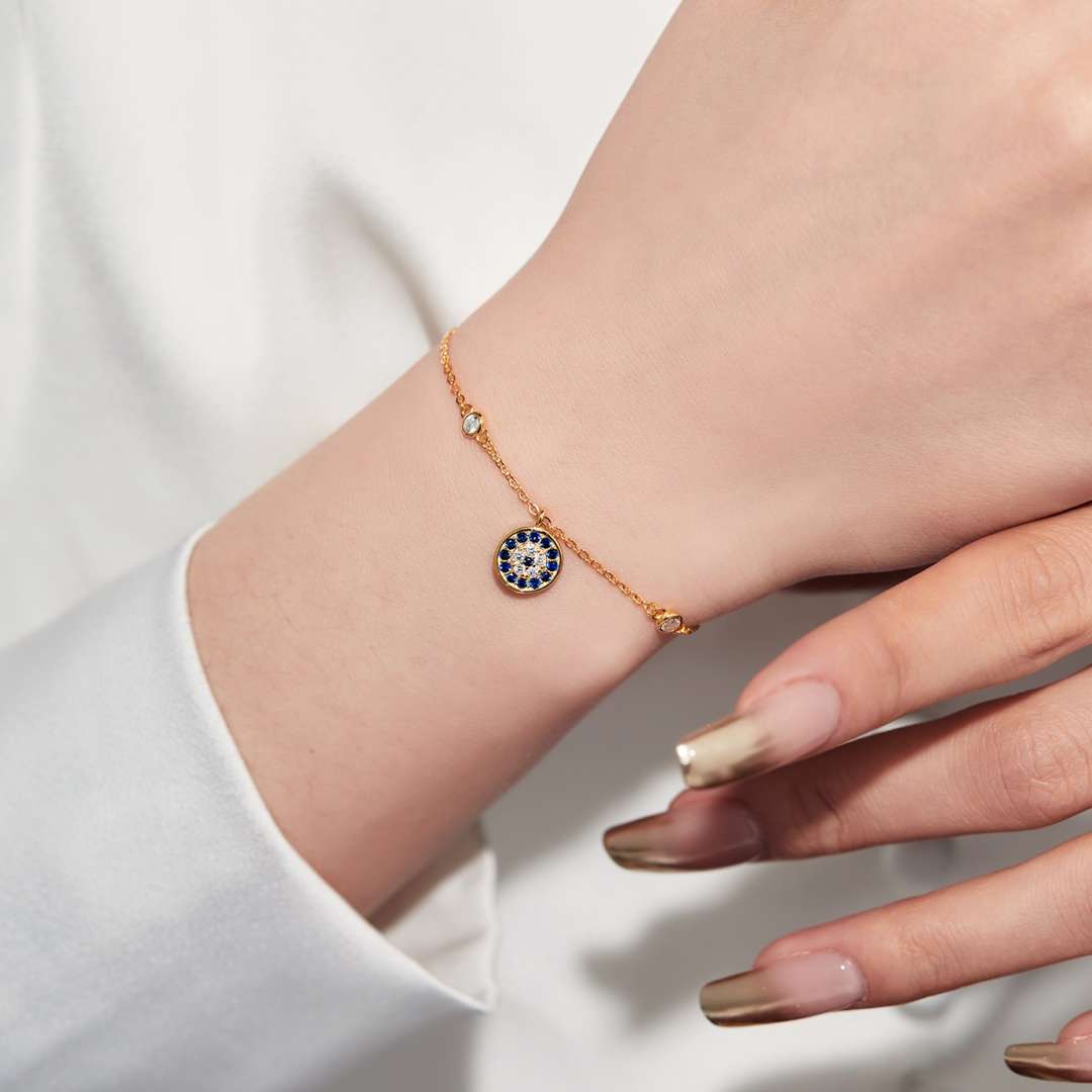 [Regalia jewelry]Devil's Eye Round Shape Bracelet