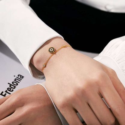 [Regalia jewelry]Devil's Eye Round Shape Bracelet