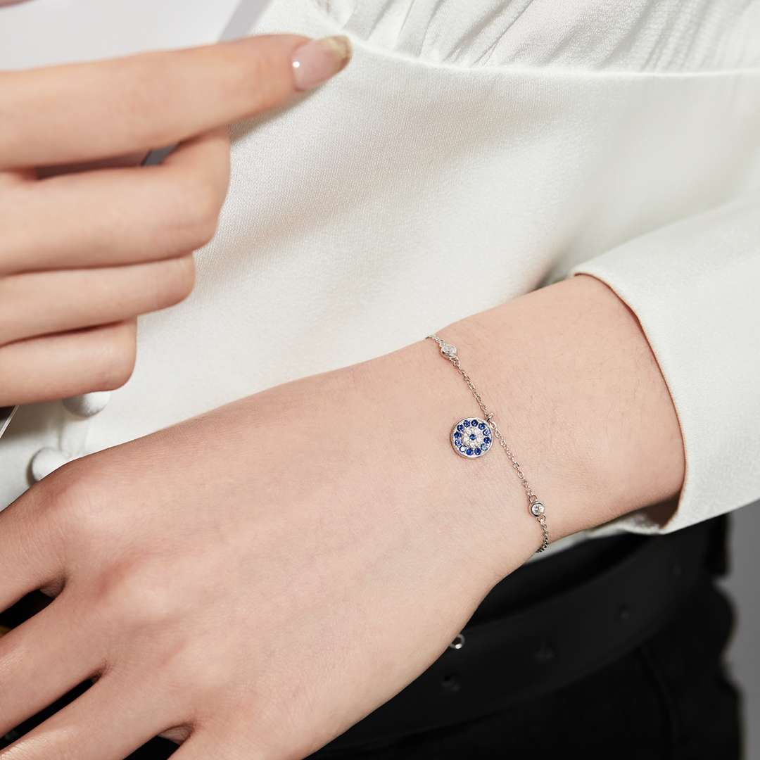 [Regalia jewelry]Devil's Eye Round Shape Bracelet