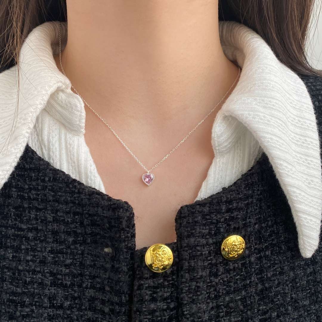 [Regalia jewelry]Ornate Heart Shape Necklace