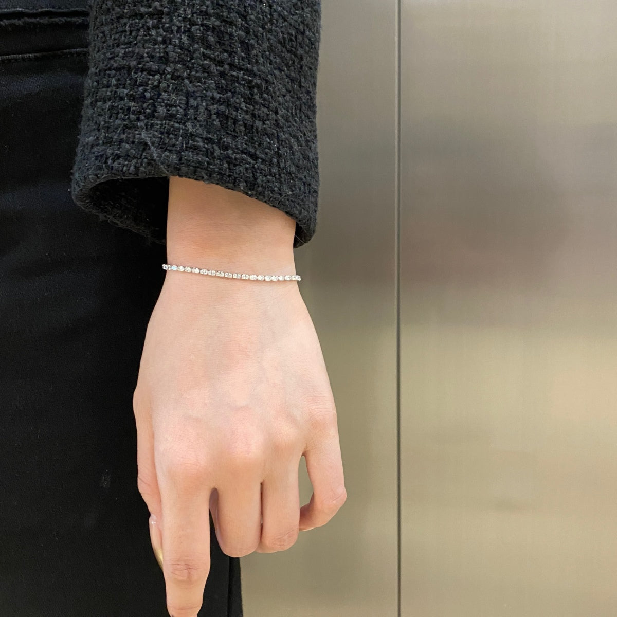 [Regalia jewelry]Elegant Emerald Cut Daily Bracelet