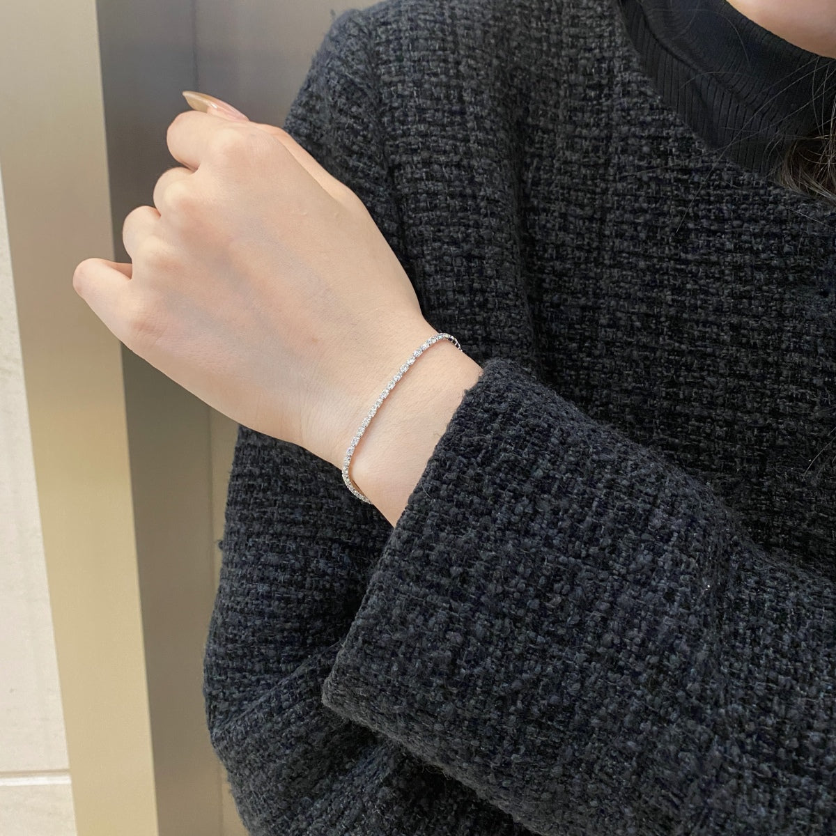 [Regalia jewelry]Elegant Emerald Cut Daily Bracelet