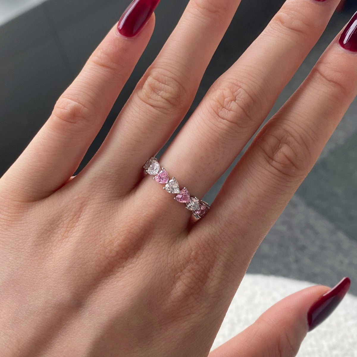 [Regalia jewelry]0.25 Carat Radiant Romance Heart Cut Lover Ring