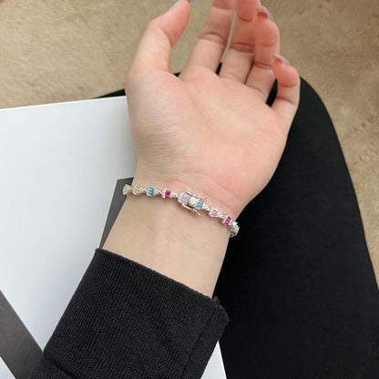 [Regalia jewelry]Radiant Water Drop Shape Daily Bracelet
