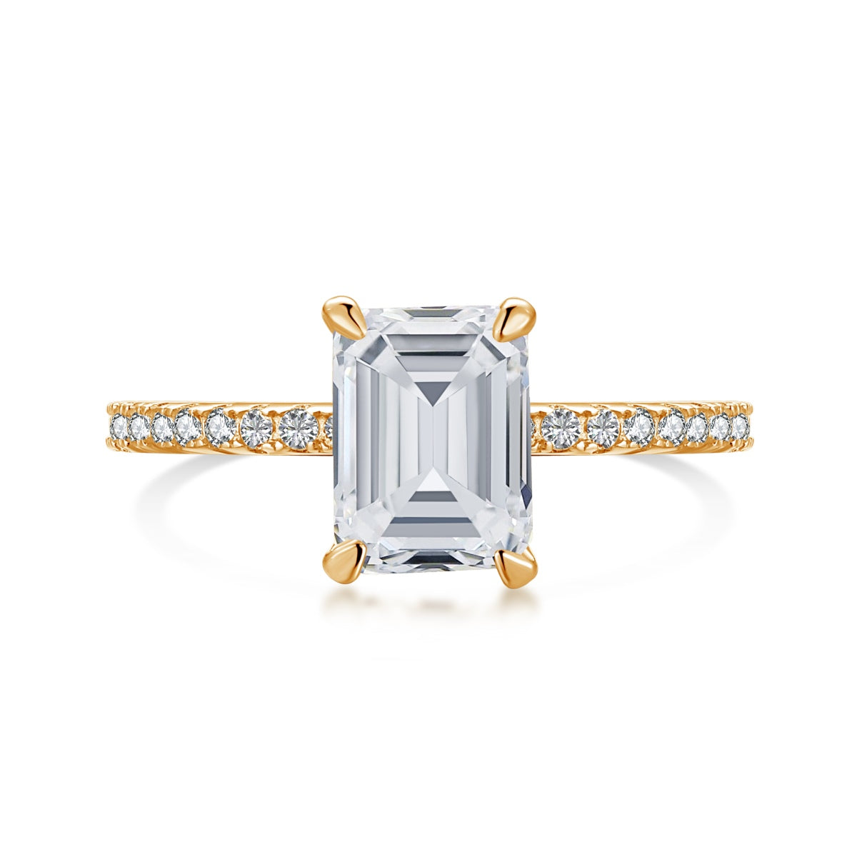 [Regalia jewelry]2.0 Carat Scintillating Ornate Radiant Cut Party Ring