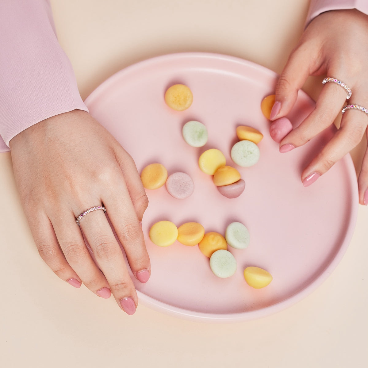 [Regalia jewelry]Exquisite Colorful Round Cut Party Ring