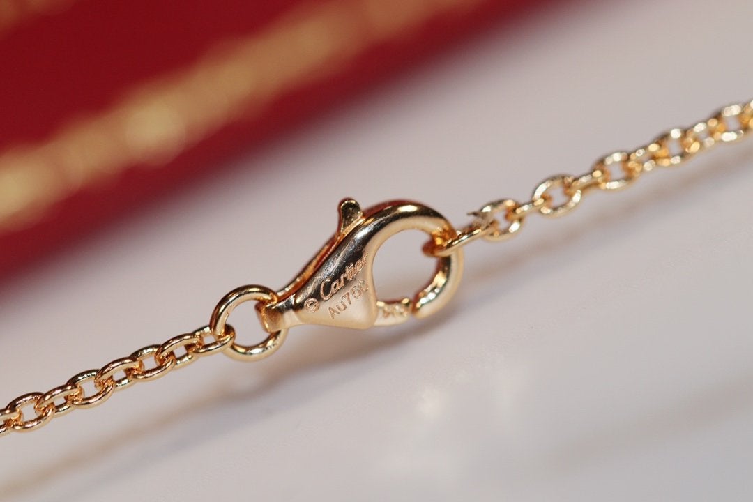 [Regalia jewelry]LOVE NECKLACE PINK GOLD AND SILVER