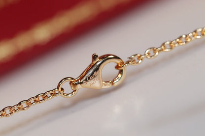[Regalia jewelry]LOVE NECKLACE PINK GOLD AND SILVER