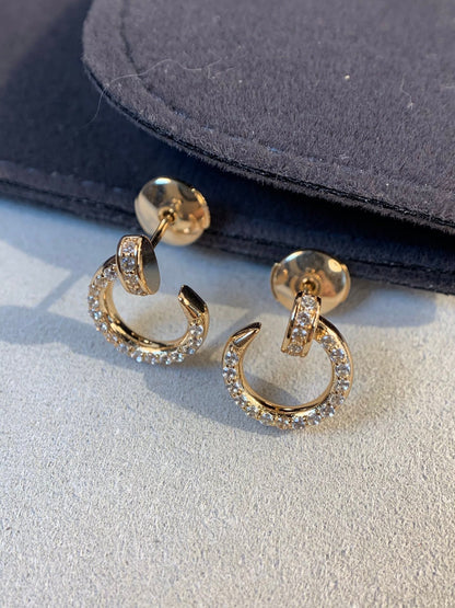 [Regalia jewelry]JUSTE EARRINGS GOLD DIAMONDS