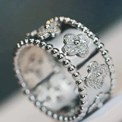 [Regalia jewelry]CLOVER KALEIDOSCOPE RING 10MM