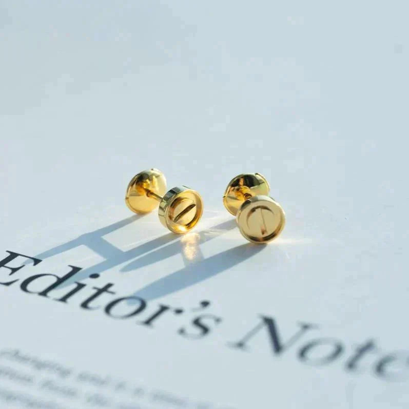 [Regalia jewelry]LOVE EARRINGS GOLD 10MM