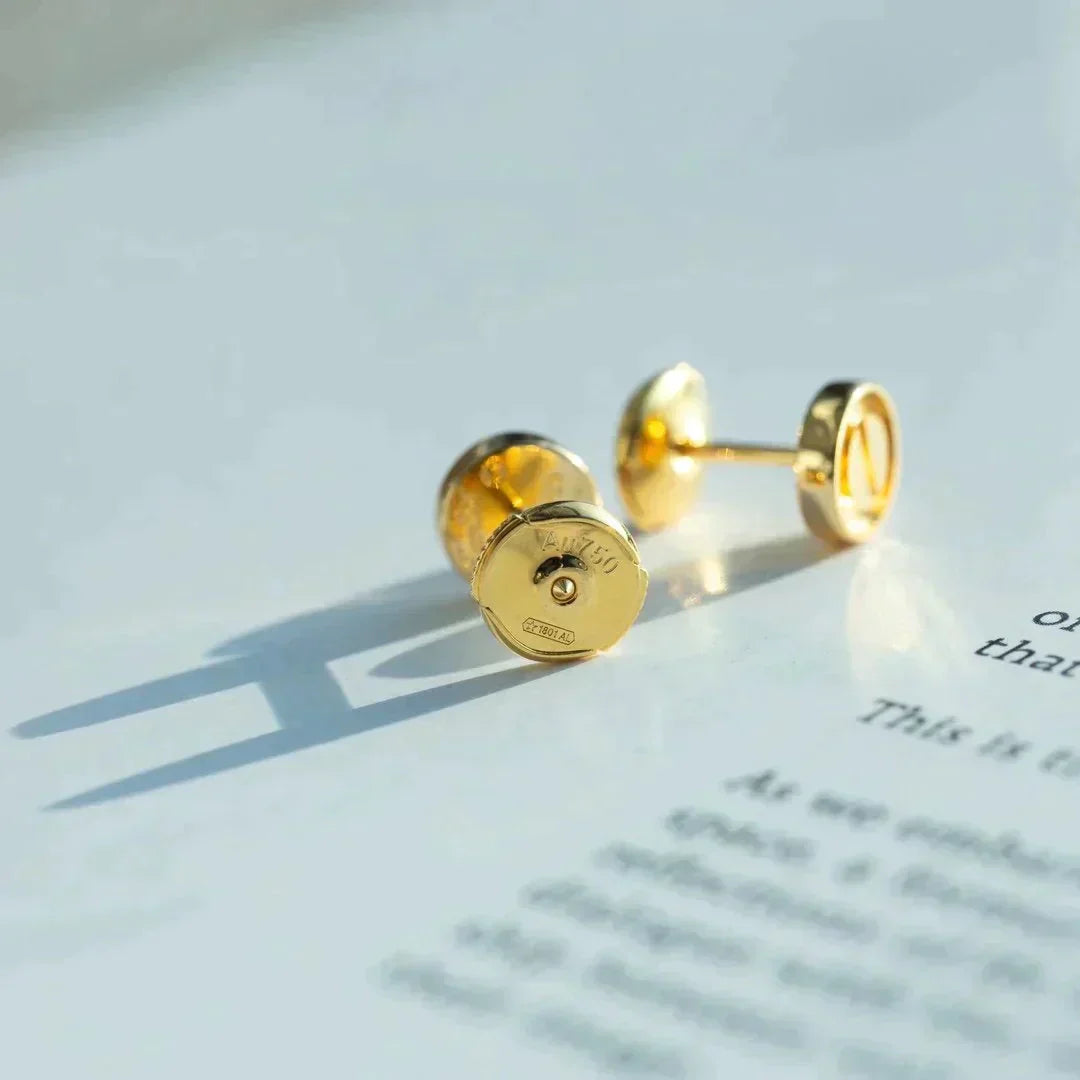 [Regalia jewelry]LOVE EARRINGS GOLD 10MM